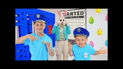 Roma and Oliver's Mysterious Police Adventure with the Easter Bunny 2023