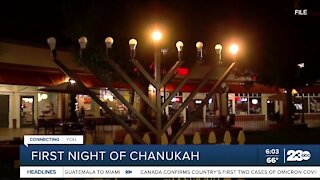 Bakersfield celebrates first night of Chanukah