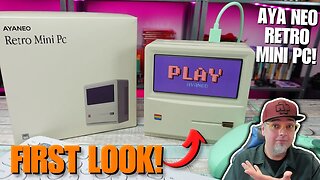 This RETRO Mini PC Definitely Looks The PART! Ayaneo AM01 FIRST LOOK!