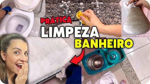 LIMPEZA DE BANHEIRO MUITO SUJO SUPER PRÁTICA!