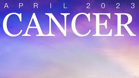 CANCER ♋️ April 2023 — Absolutely Transformational! A Must-Watch for Cancer, and Recommended for ANY SIGN with Cancer Placements in Their Rising and North Node. Possibly the Most Spiritually Expansive Reading I’ve Ever Done for Cancer.