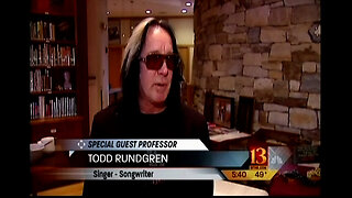 November 4, 2010 - Indiana University Professor Todd Rundgren