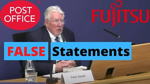 Fujitsu Determine Own Witness Statements to be Inaccurate