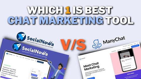 Socialnowa vs Manychat Comparison | Why Socialnowa is a Better Manychat Alternative ?