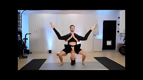 COUPLES Yoga Challenge - Derek Hough and Hayley Erbert's Dayley Life