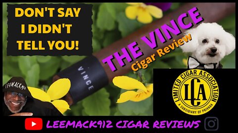The Vince | Blackbird Cigar | Limited Cigar Association | #leemack912 Cigar Reviews (S07 E50)