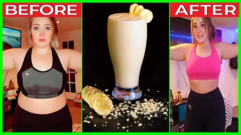 How To Make Banana Oats Smoothie For Weight Loss_Homemade Fat Burning Drinks_Flat Stomach In 1 Day?