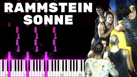 Rammstein - Sonne Piano Tutorial [4K]