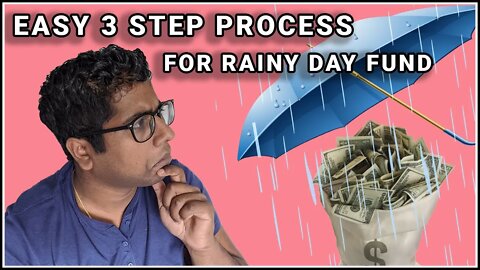 Easy 3 Step Process For Saving Up An Emergency Rainy Day Fund