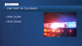 Vehicle theft climbing in Colorado