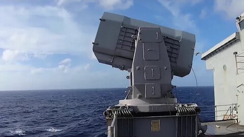 Rolling Airframe Missile Launch Aboard USS Germantown LSD 42