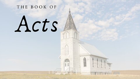 The Book of Acts (Chapter 2, Lesson 2) - Pastor Jeremy Stout