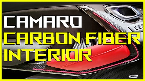 Carbon Fiber Door Trim Surround - 2016+ Camaro - p8