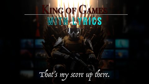 King of Games w/ lyrics (King of Pain parody)
