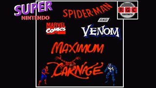 Start to Finish: 'Spider-Man & Venom: Maximum Carnage' gameplay for Super Nintendo - Retro Game Clipping