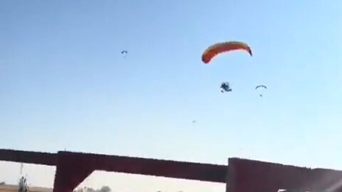 New Video Of Hamas Using Paragliders To Land Behind Festival Before Killing And Kidnapping Everyone