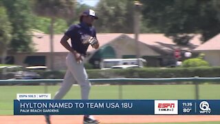Jayden Hylton makes Team USA Baseball U18 Team