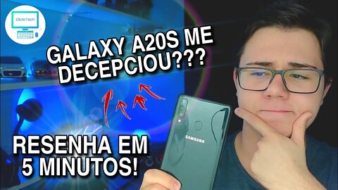 GALAXY A20S EM 5 MINUTOS! - Resenha