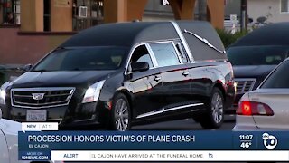 Procession honors victims of El Cajon Plane crash