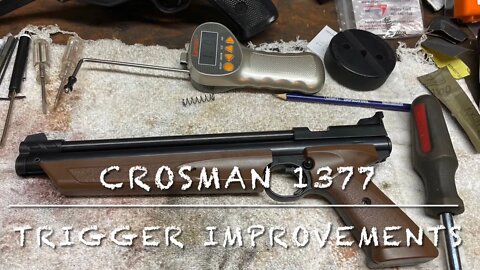 Crosman model 1377 trigger improvements also good for model 1322