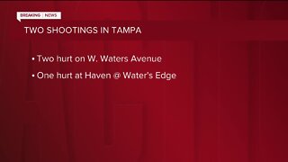 Tampa Police investigate 2 unrelated shootings that took place within 1 mile of each other