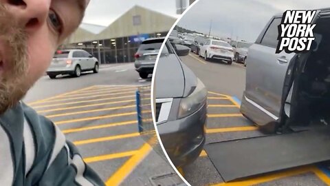 Walmart shopper fumes after jerk blocks in his wheelchair van