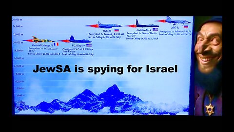 USA Use Lockheed U2 Reconnaissance Aircraft To Spy For Israel As JewSA Taxpayers Fund Gaza Genocide