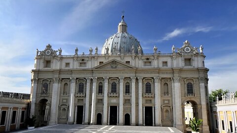 Scenes from Saint Peter's Basilica in Rome
