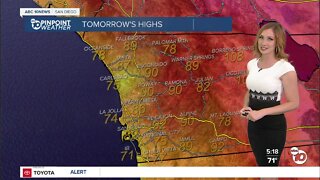 ABC 10News Pinpoint Weather with Meteorologist Leah Pezzetti