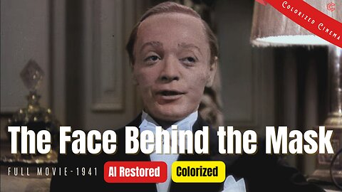 The Face Behind the Mask (1941) | AI Restored and Colorized | Subtitled | Peter Lorre | Film Noir