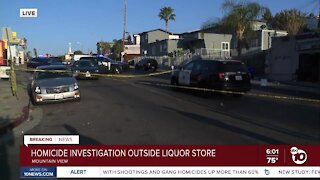 SDPD respond to shooting in Mountain View area