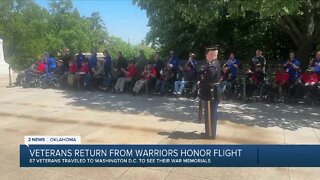 Veterans Return From Warrior Honor Flight