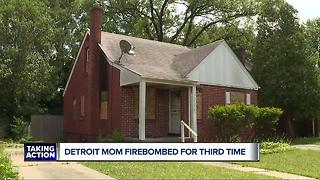 Detroit mom firebombed for the third time