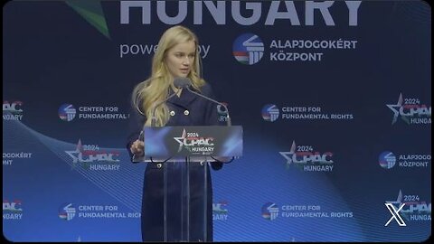 Here it is! The full speech Eva Vlaardingerbroek gave at #CPACHungary that the establishment is losing its absolute mind about "The Great Replacement."