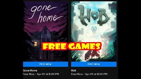 Gone home and Hob Review Free from epic game store limited time