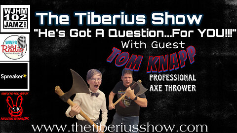 How Do You Become An Axe Thrower?|The Tiberius Show|Kid Podcaster|Questions