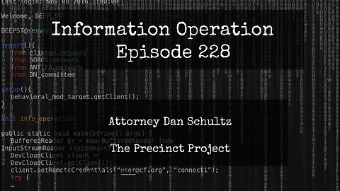 IO Episode 228 - Dan Schultz - Precinct Project 3/30/24