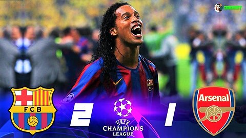 Barcelona 2-1 Arsenal - UCL Final 2023 - Ronaldinho, Eto'o, Deco, Iniesta - Full HD