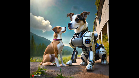 When Real Dog met with Robotic Dog Priceless Reaction