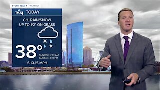 Southeast Wisconsin weather: Mostly cloudy with a chance of rain and snow Monday