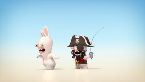 Rabbids Invasion 1 minutes 1 Game (Fencing The 3 Weapons)
