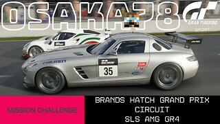 Osaka78 on GT SPORT Brands Hatch Grand Prix Circuit SLS AMG Gr4