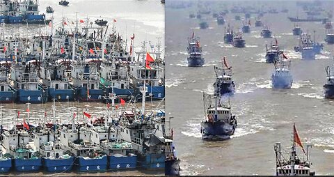 WEST VIRGINA CARGO TRAIN DERAILMENT CAUSED BY LANDSLIDE?*CHINA'S 1 MILLION SHIP STRONG HIDDEN NAVY*