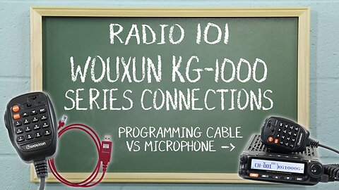 How to fix cable connection issues on Wouxun KG-1000 Series radios | Radio 101