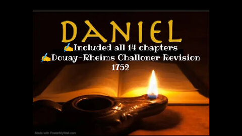 Book of Daniel✍1752✍Included all 14 chapters ✍Douay-Rheims Challoner Revision 1752