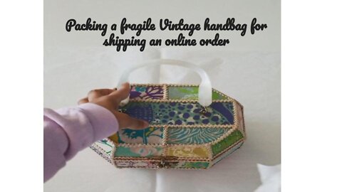 How I gift wrap, pack & ship a fragile bag sold online /Selling eBay, Esty, packing fulfilling order