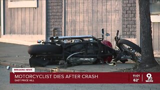 Motorcyclist dies after crash in East Price Hill