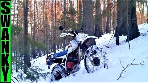 Snowy Hill Climb On 250 Enduro | Honda XL250R