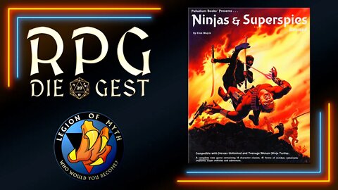 Overview & Fundamentals of Ninjas & Superspies | #RPGDieGest #shorts