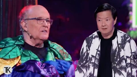 WATCH: Comedian Ken Jeong Exits in Protest after Rudy Giuliani 'Masked Singer' Reveal